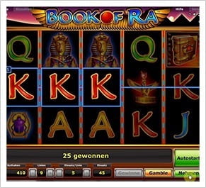 Book of Ra ist der Echtgeld Spielautomaten Hit aus den Spielotheken
