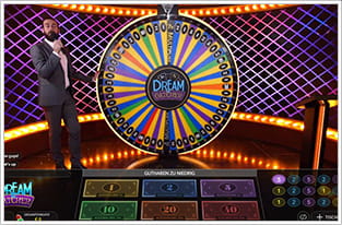 Dream Catcher Glücksrad im Live Online Casino