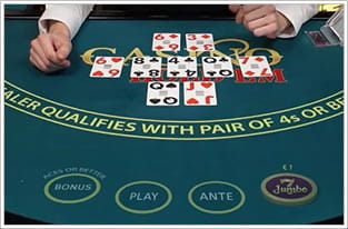Eine der vielen Variationen von Casino Poker in Live Casinos