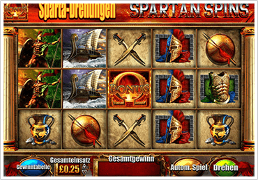 Ein Bild vom Automaten Fortunes of Sparta im Spiel selbst