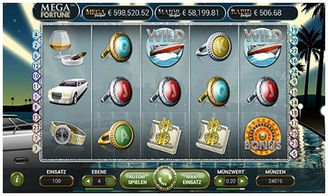 So wird der Mega Fortune Slot ausgebaut