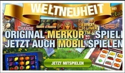 Merkur Spielautomaten für Smartphones und Tablets