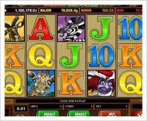 Den größten aller Microgaming Jackpot gibt es am Mega Moolah Spielautomaten