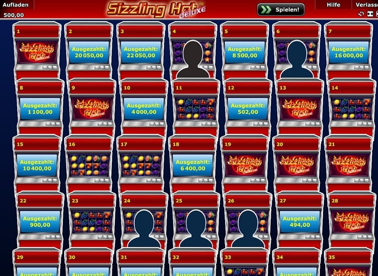 Jeder Novoline Slot hat eine begrenzte Anzahl an spielbaren Maschinen